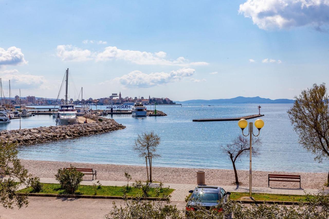 Mare-More Studio W Balcony And Beach Front And View Zadar Buitenkant foto